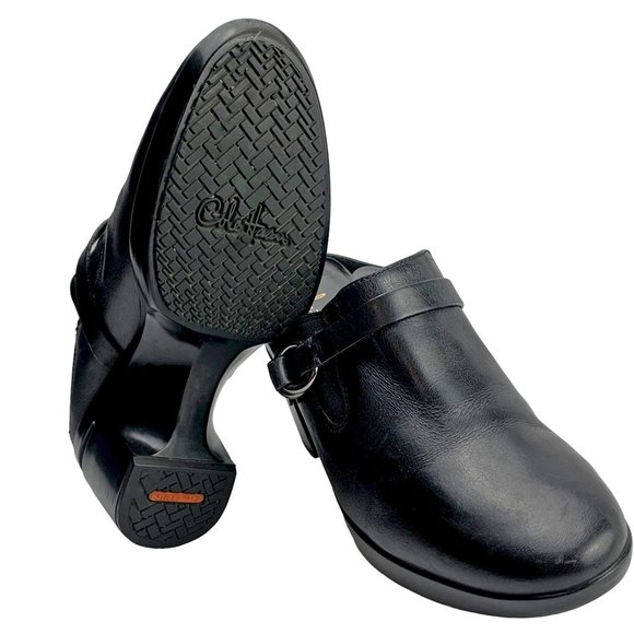COLE HAAN Shelly D32475 Leather Buckle Mule Clogs‎ - Picture 8 of 13